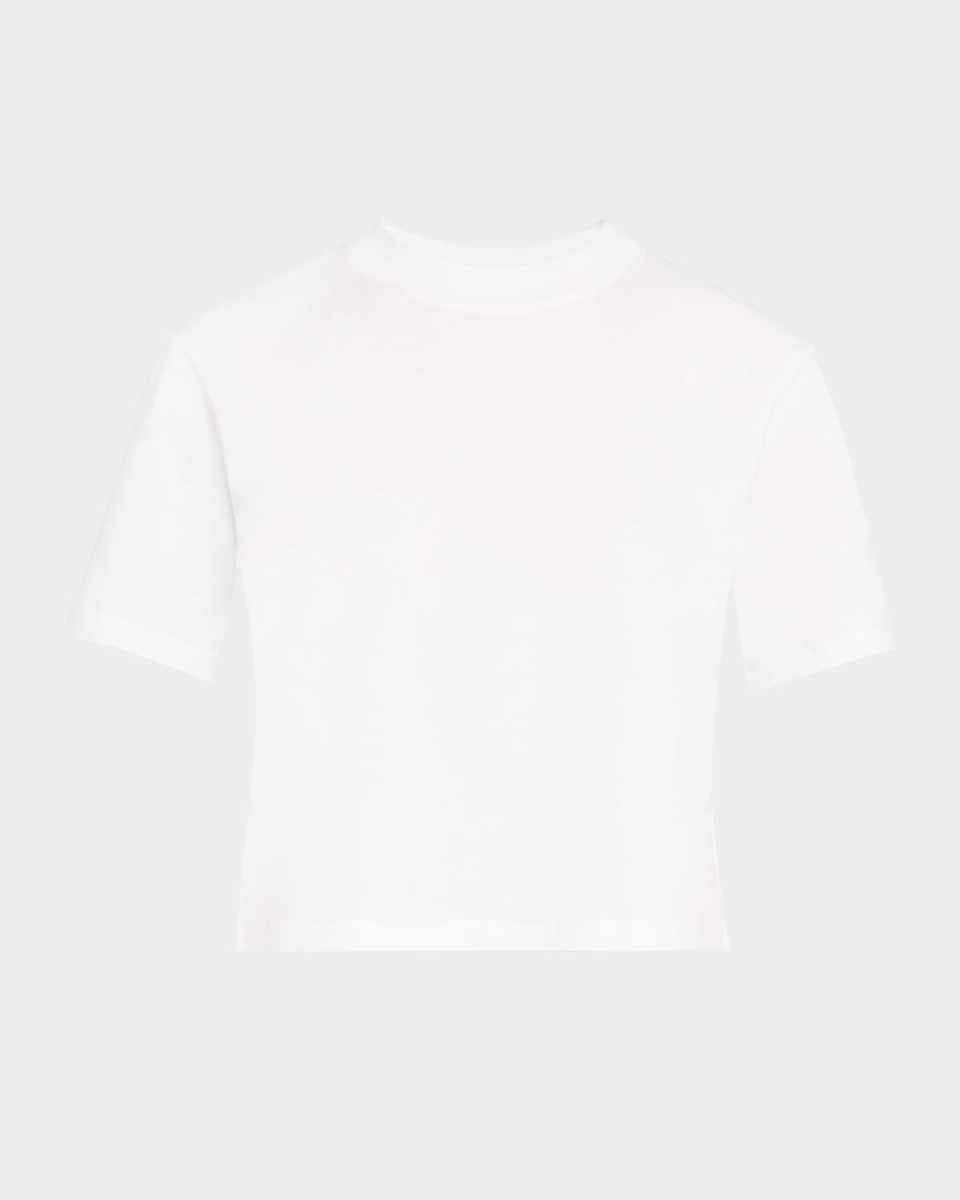 Jersey Short-Sleeve Crop T-Shirt